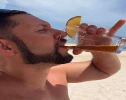 Anthony D Amico consuming alcohol